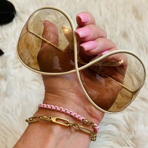 Tom Ford Ivory Aviators